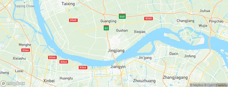 Jingjiang, China Map