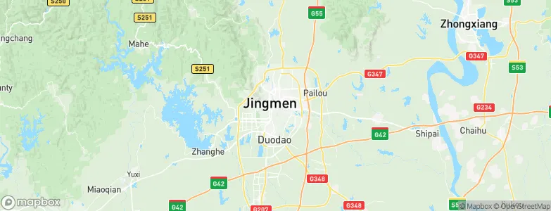 Jingmen, China Map