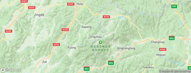 Jingzhou, China Map