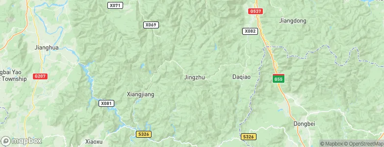 Jingzhu, China Map