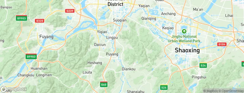 Jinhua, China Map