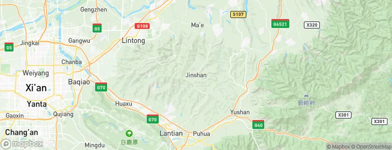 Jinshan, China Map