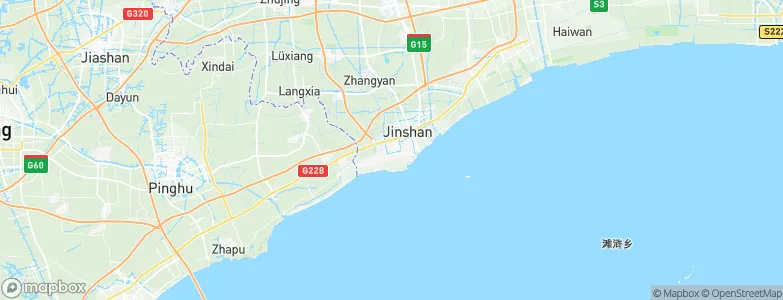 Jinshanwei, China Map