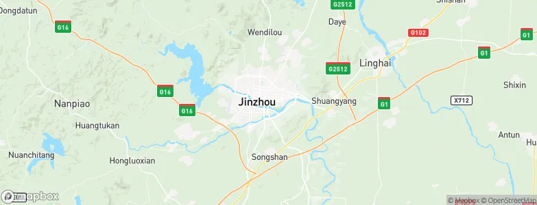 Jinzhou, China Map