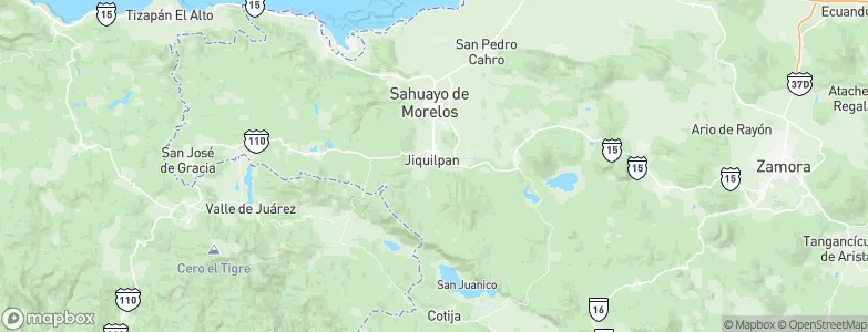 Jiquílpan de Juárez, Mexico Map