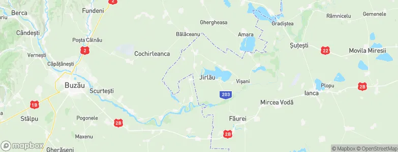 Jirlău, Romania Map