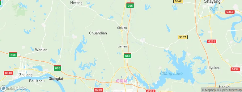 Jishan, China Map