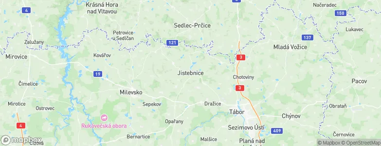 Jistebnice, Czechia Map
