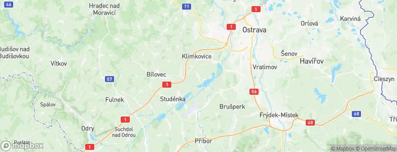 Jistebník, Czechia Map