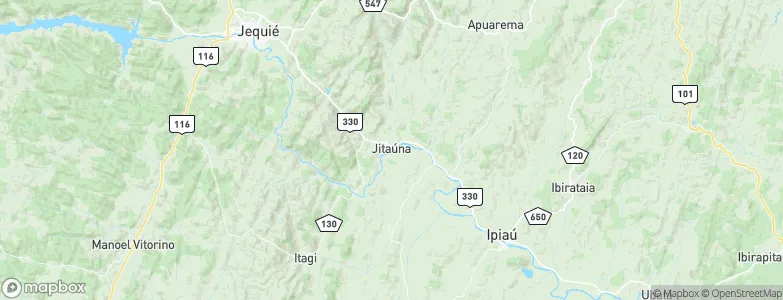 Jitaúna, Brazil Map