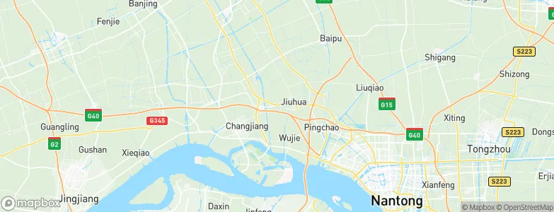 Jiuhua, China Map