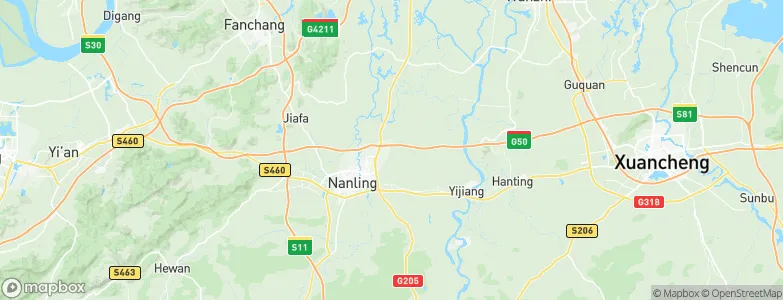 Jiulian, China Map