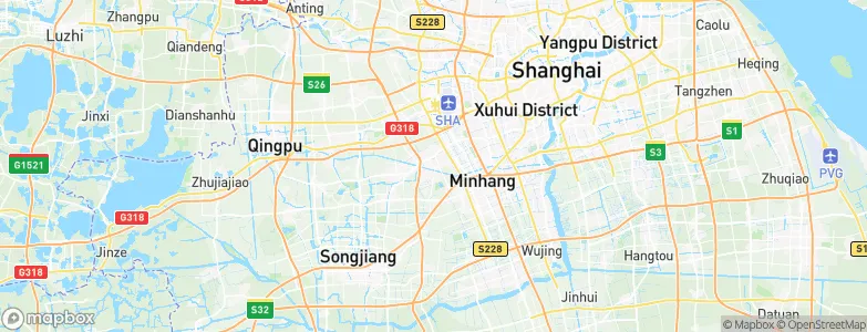 Jiuting, China Map