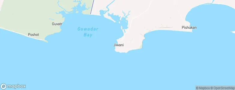 Jiwani, Pakistan Map
