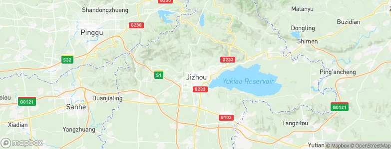 Jixian, China Map