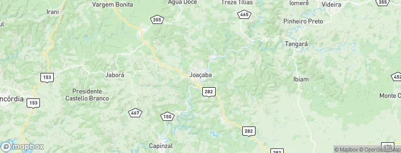 Joaçaba, Brazil Map