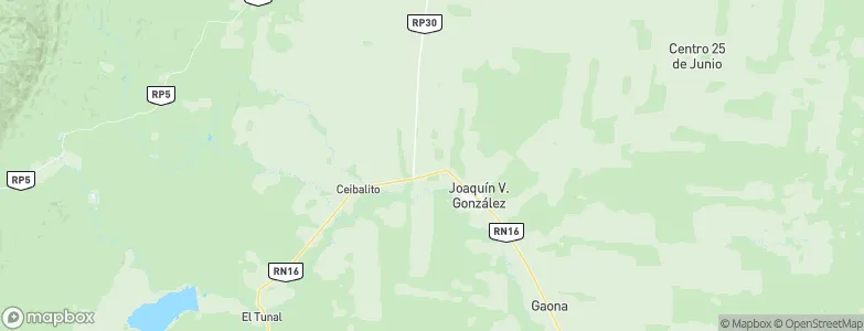 Joaquín V. González, Argentina Map