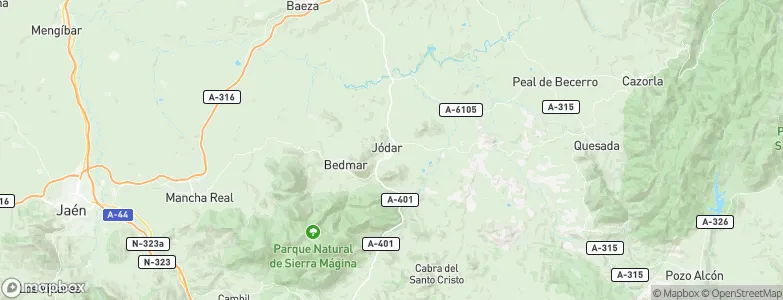 Jódar, Spain Map