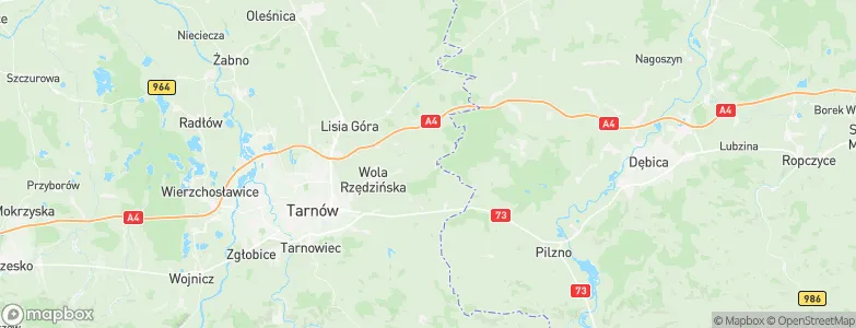 Jodłówka-Wałki, Poland Map