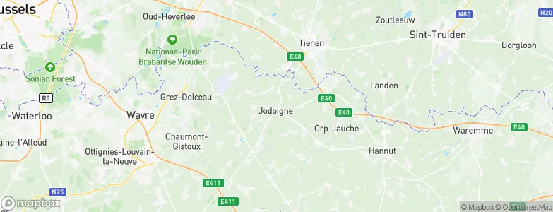 Jodoigne, Belgium Map