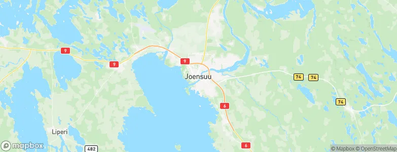 Joensuu, Finland Map