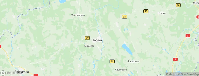 Jõgevamaa, Estonia Map