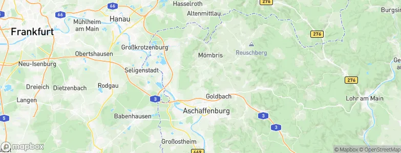 Johannesberg, Germany Map