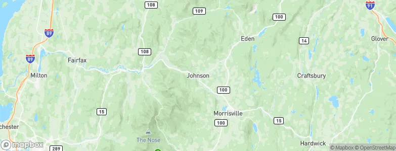 Johnson, United States Map