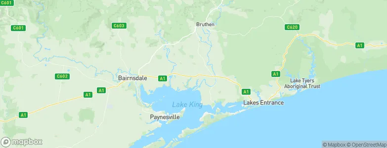 Johnsonville, Australia Map