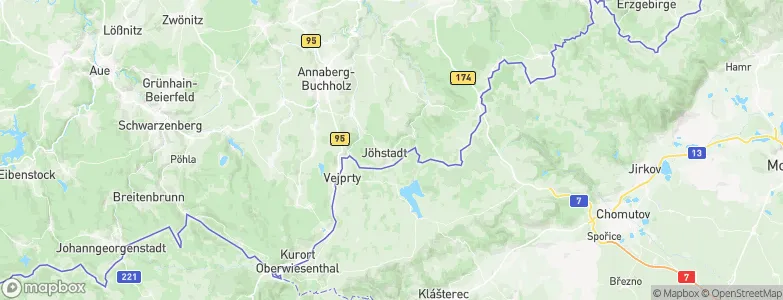 Jöhstadt, Germany Map