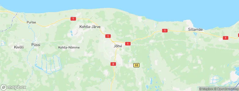 Jõhvi, Estonia Map