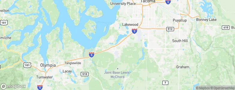 Joint Base Lewis McChord, United States Map
