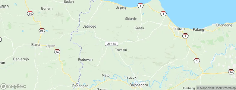 Jojogan, Indonesia Map