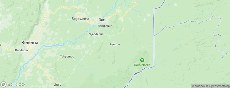 Jojoima, Sierra Leone Map