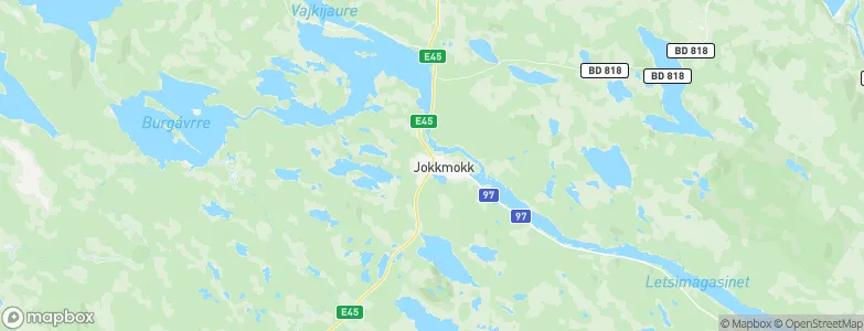 Jokkmokk, Sweden Map