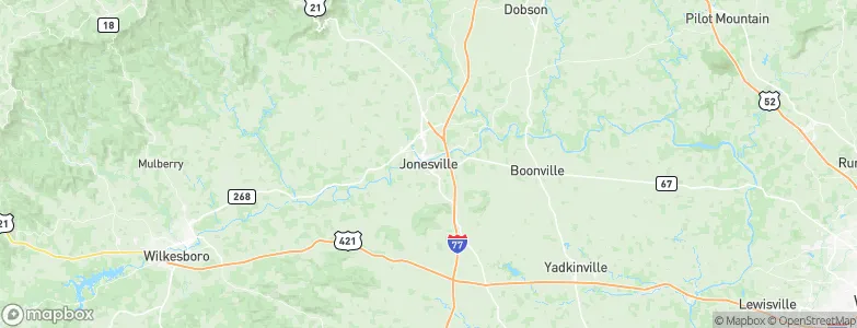 Jonesville, United States Map