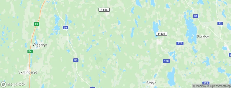 Jönköping County, Sweden Map