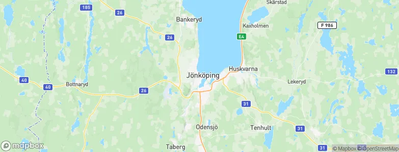 Jönköping, Sweden Map