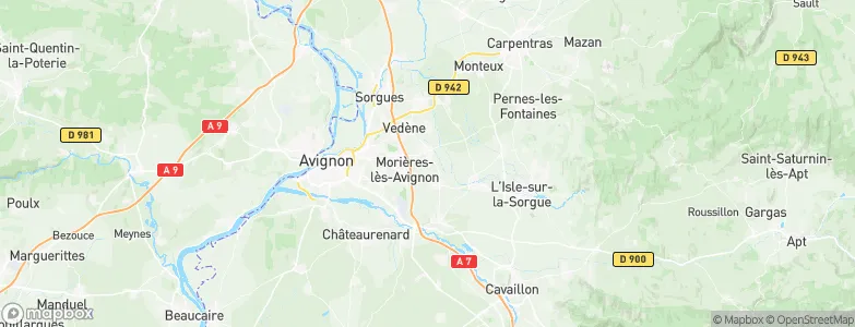 Jonquerettes, France Map