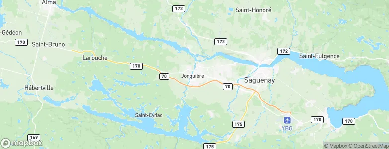 Jonquière, Canada Map