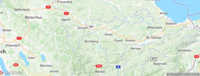 Jonschwil, Switzerland Map