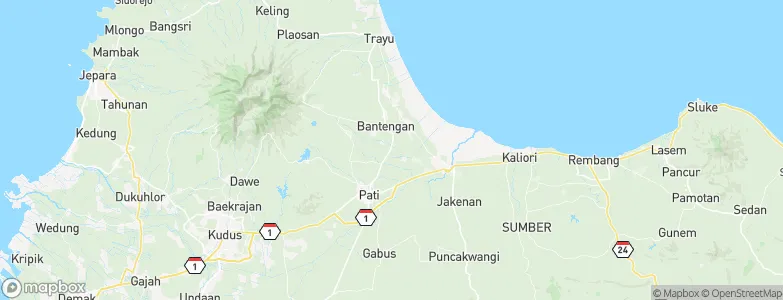 Jontro, Indonesia Map
