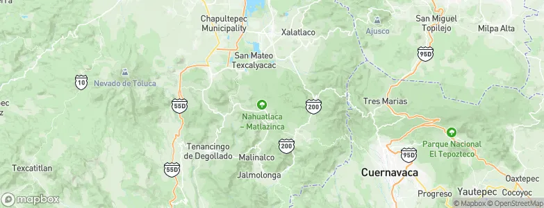 Joquicingo, Mexico Map