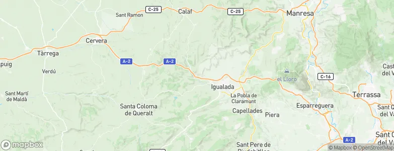 Jorba, Spain Map