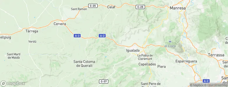 Jorba, Spain Map