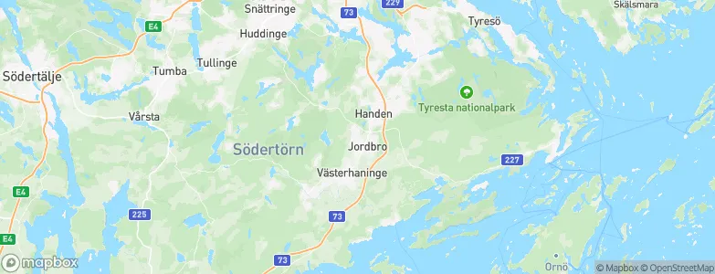 Jordbro, Sweden Map