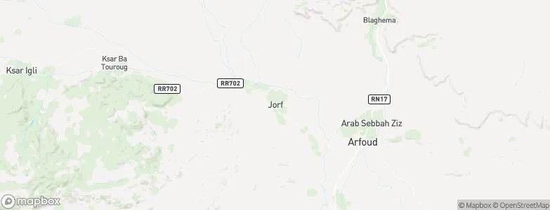 Jorf, Morocco Map