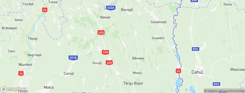 Jorăşti, Romania Map