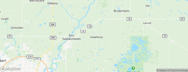 Josephburg, Canada Map