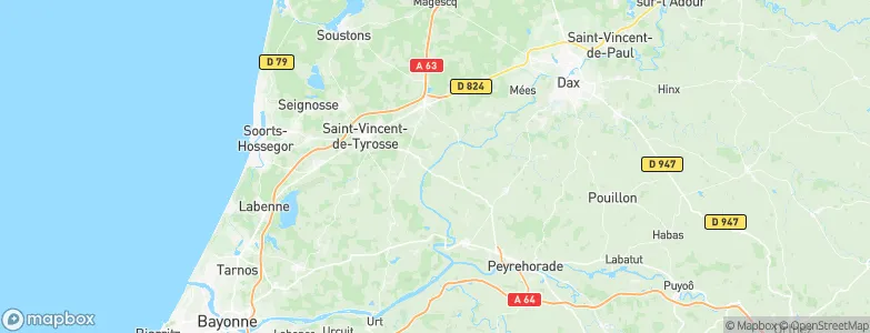 Josse, France Map